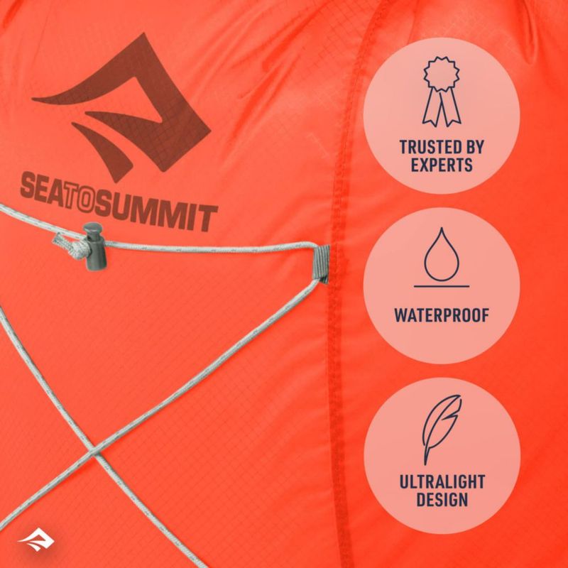 Mochila Sea to Summit 22 L Ultra‑SIL Dry Azul Atoll