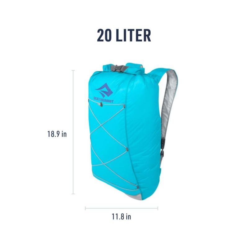 Mochila Sea to Summit 22 L Ultra‑SIL Dry Azul Atoll