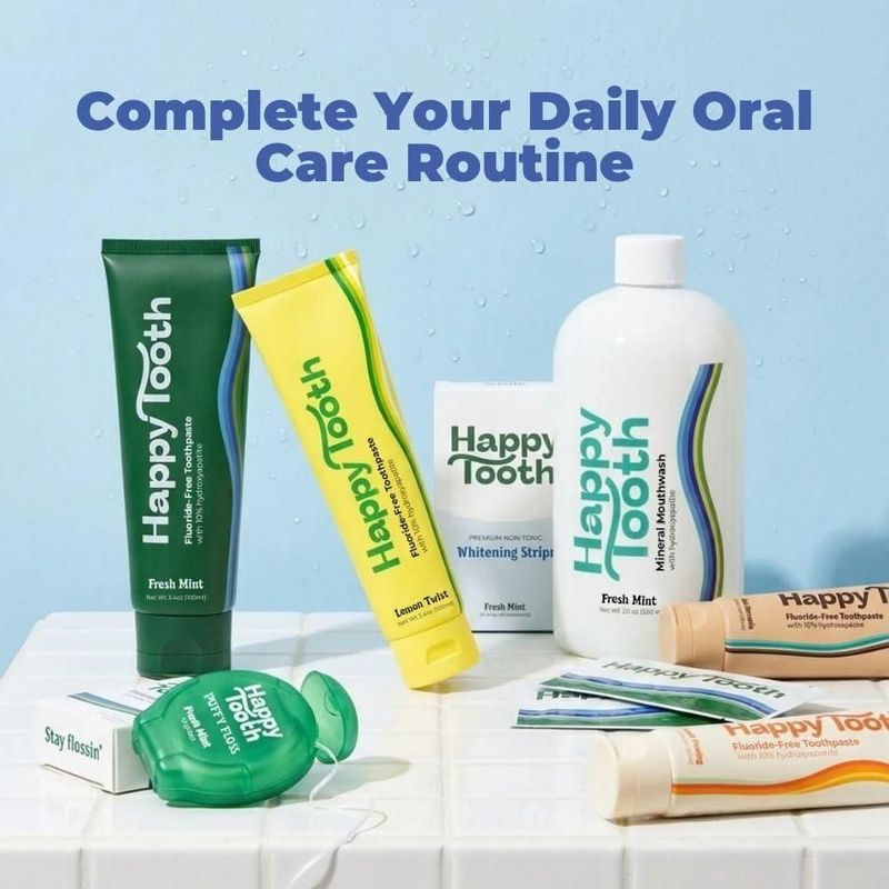 Hilo dental Happy Tooth 3 unidades sabor menta