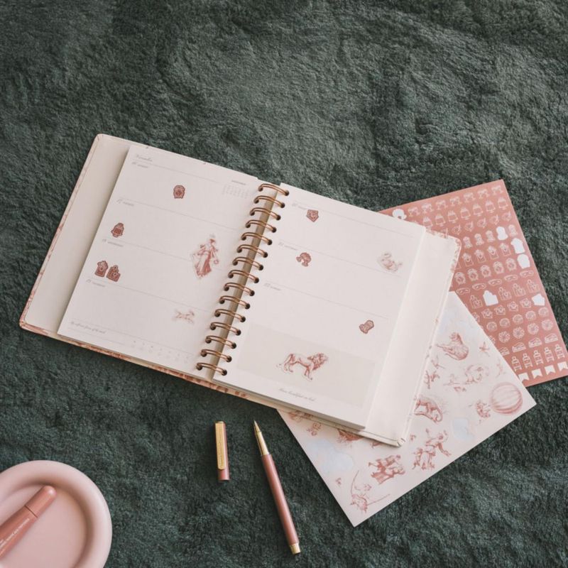 Agenda Kokonote Versailles 2026‑2027 165 × 20 cm