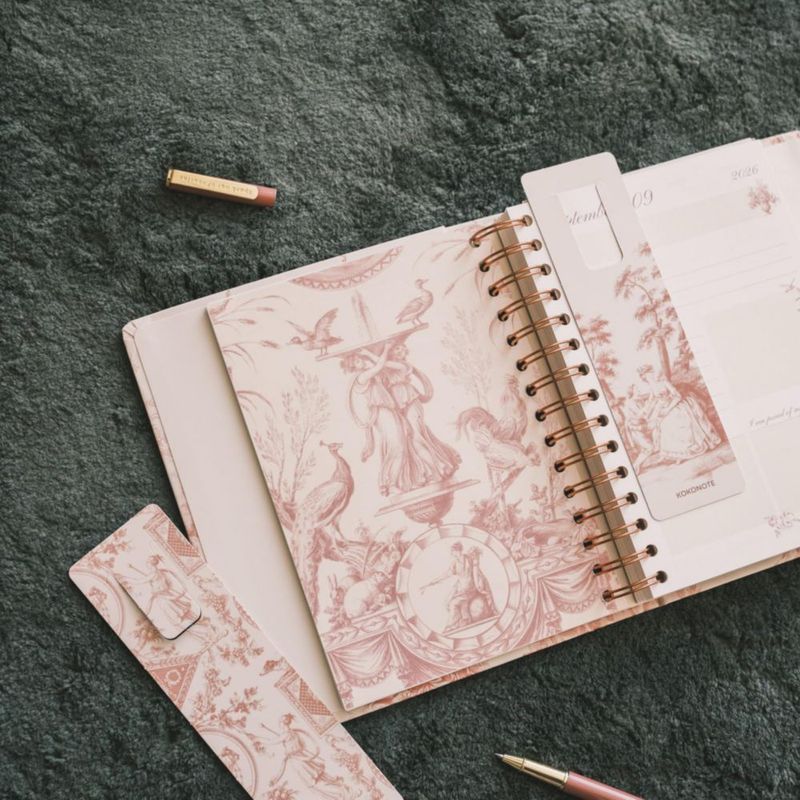 Agenda Kokonote Versailles 2026‑2027 165 × 20 cm