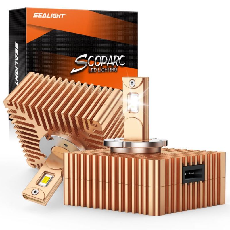 Bombilla HID SEALIGHT D5S 45.000 lm 6500K Impermeable Pack de 2
