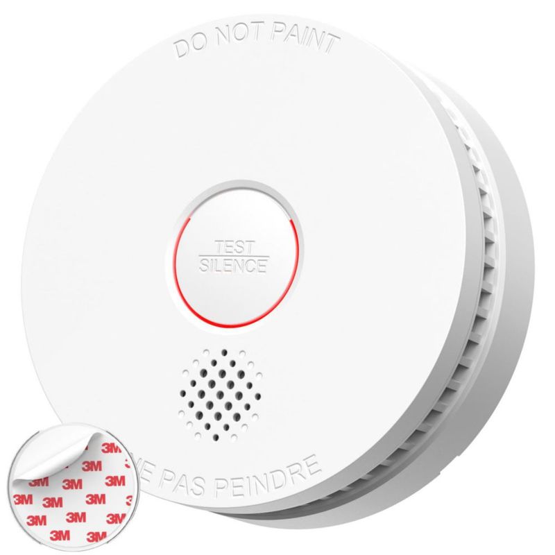 Detector de humo SITERLINK GS509A con batería reemplazable