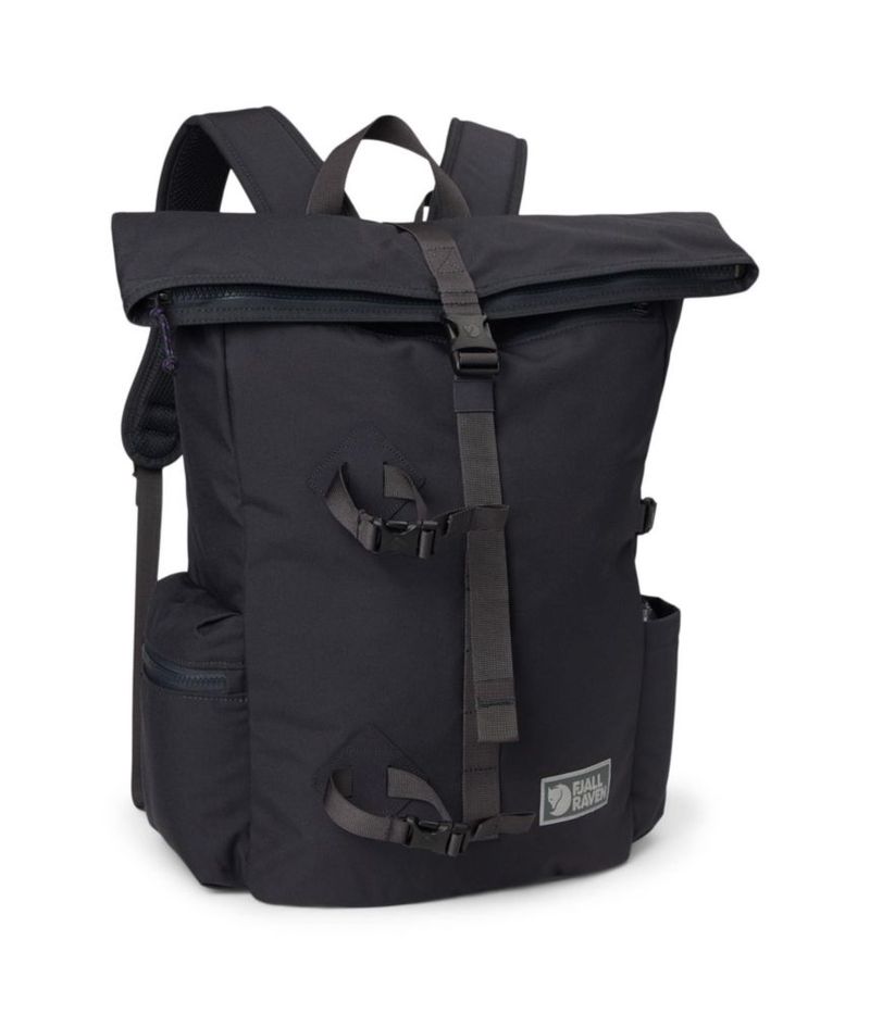 Mochila Fjällräven 25L Roll-Top Negro Carbón
