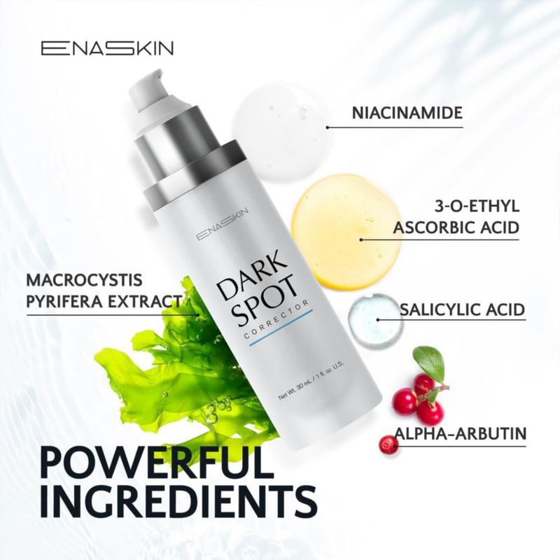 Set Corrector de Manchas EnaSkin: Suero y Jabón de Ácido Kójico