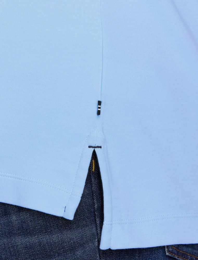 Camisa Polo Nautica Talla Grande Azul Mediodía Corte Clásico