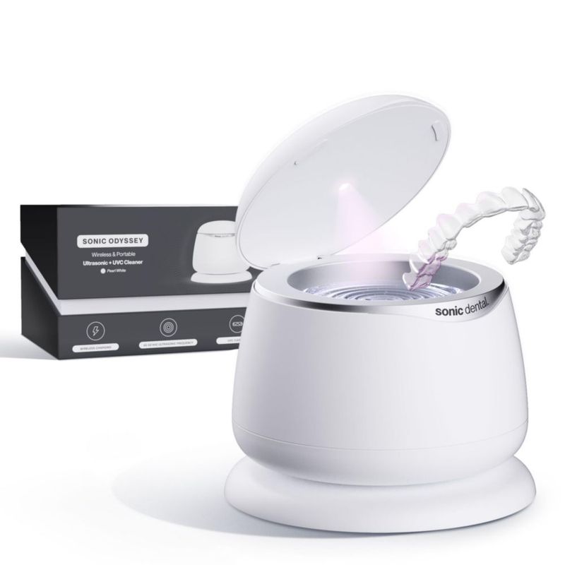 Limpiador ultrasónico Sonic Dental inalámbrico blanco perla