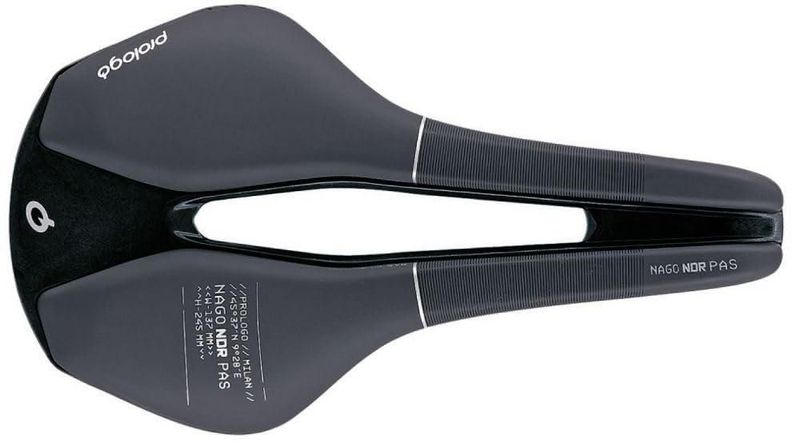 Asiento de bicicleta Prologo Nago NDR 137 mm negro mate