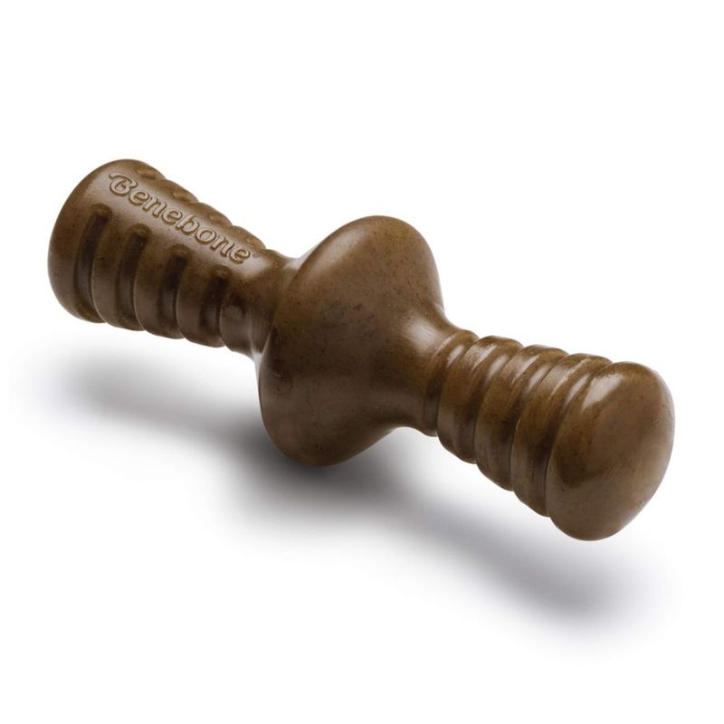 Juguete masticable para perros Benebone Zaggler Rolling para masticadores agresivos