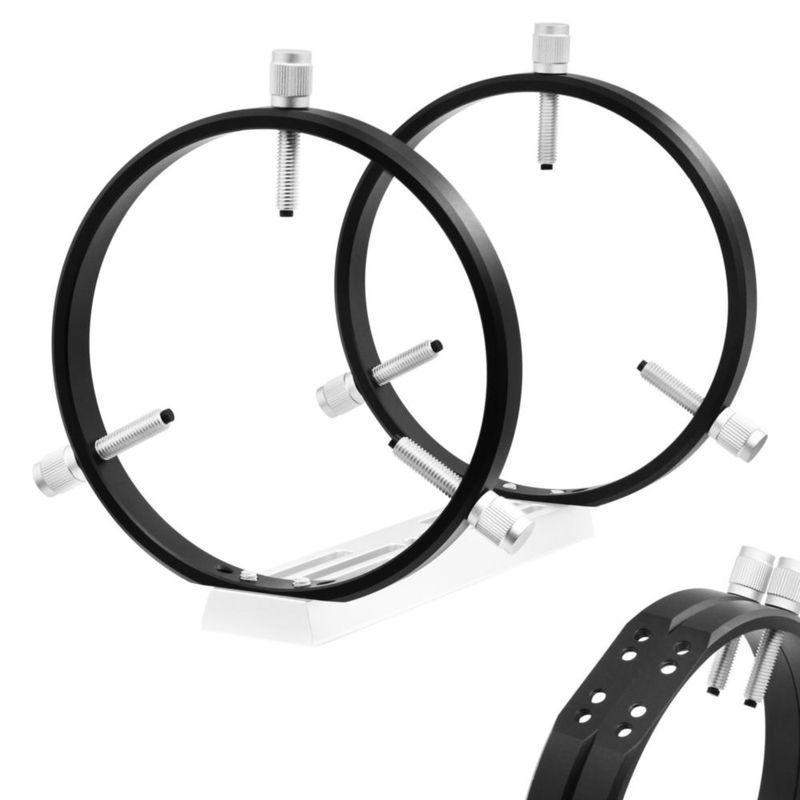 Anillos de Montaje para Telescopio Astromania 152 mm (par de anillos para telescopio guía)
