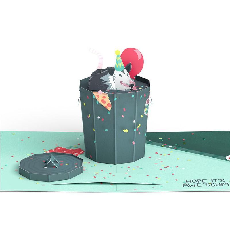 Tarjeta de Cumpleaños Pop‑Up Lovepop “Awe‑ssum Possum”