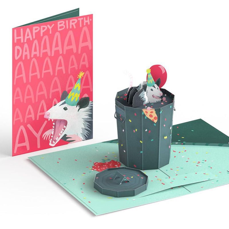 Tarjeta de Cumpleaños Pop‑Up Lovepop “Awe‑ssum Possum”