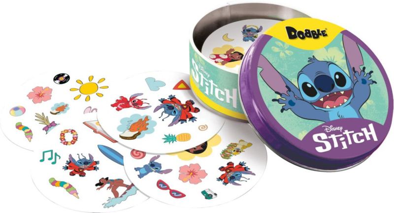 Juego de cartas Asmodee Dobble Disney Lilo & Stitch