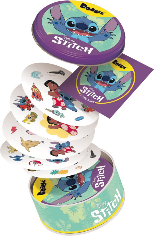 Juego de cartas Asmodee Dobble Disney Lilo & Stitch