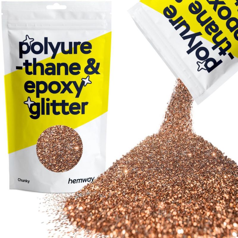 Brillantina Hemway 100 g Bronce Marrón Granulada para Resina