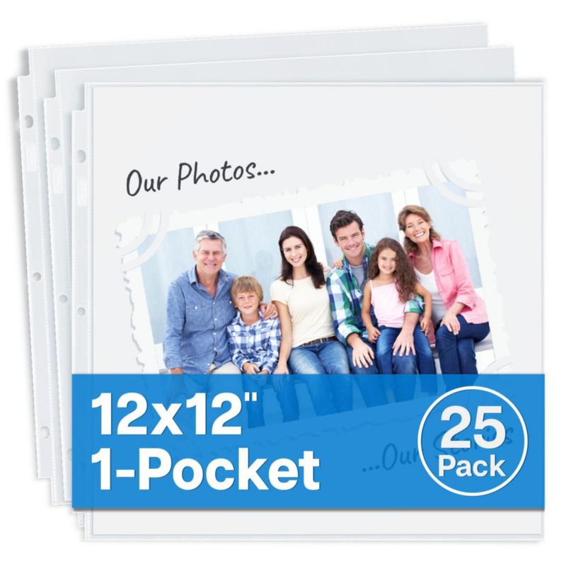Páginas de Álbum de Recortes Dunwell 30 cm 25 unidades 1 bolsillo