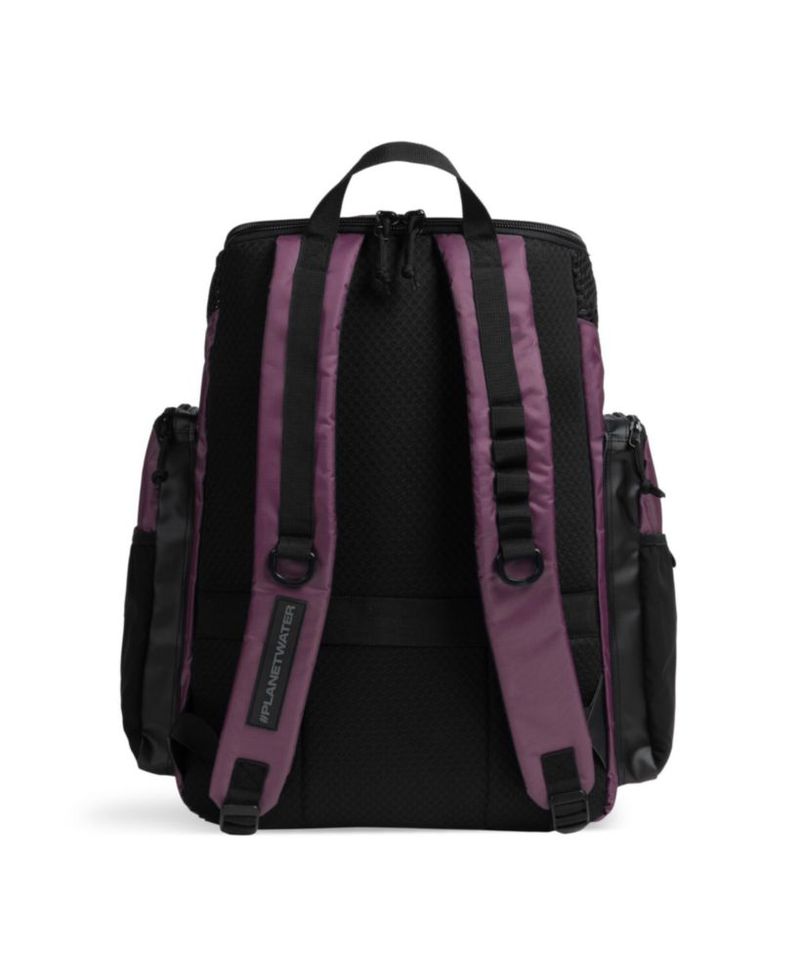 Mochila deportiva ARENA 45L color púrpura ciruela
