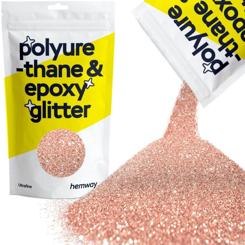Purpurina Hemway 100 g Rosa Dorado Ultra Fina para Resina