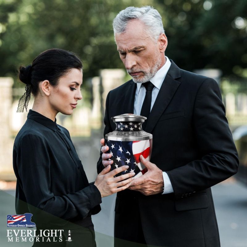 Urna Patriótica Grande para Adultos – Everlight Memorials