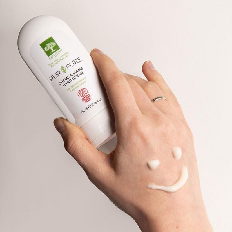 Crema de manos DRUIDE 60 ml Cuidado orgánico para piel seca