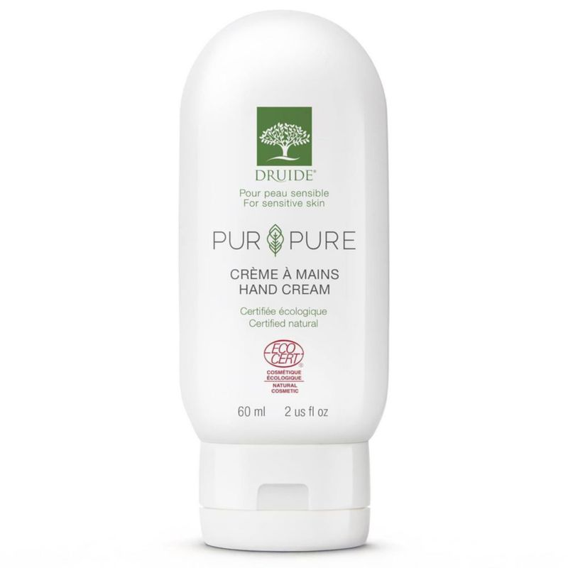 Crema de manos DRUIDE 60 ml Cuidado orgánico para piel seca