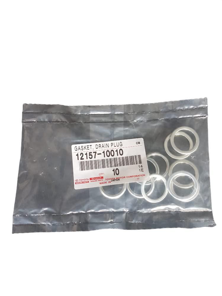 Juntas Toyota 12157-10010 para tapón de drenaje de aceite (paquete de 10)