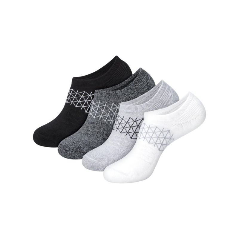 Calcetines Hanes Mujer Activos Invisibles – Pack de 4