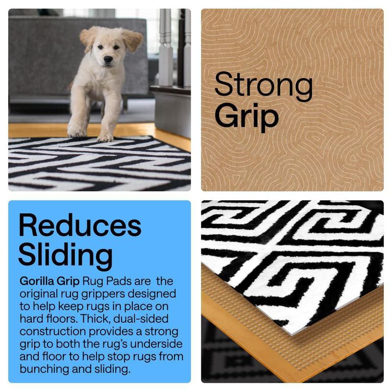 Almohadilla antideslizante para alfombra GORILLA GRIP 142x178 cm Beige