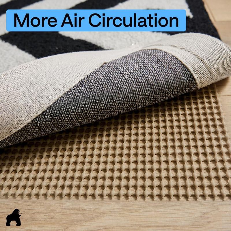 Almohadilla antideslizante para alfombra GORILLA GRIP 142x178 cm Beige