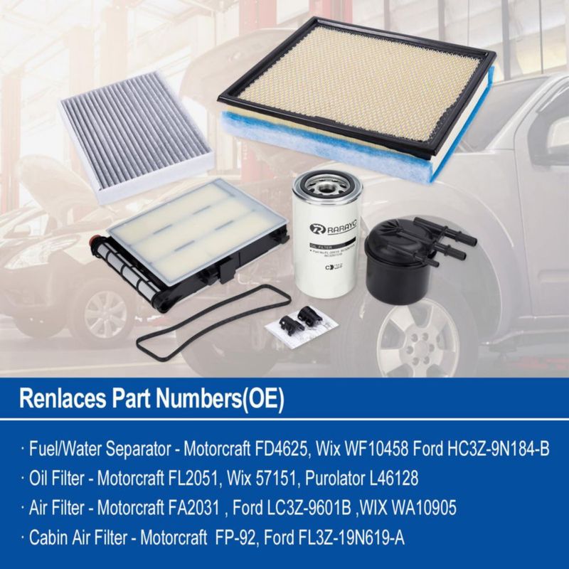 Kit de Filtro de Combustible RARAYC para Ford F250/F350 2020‑2025