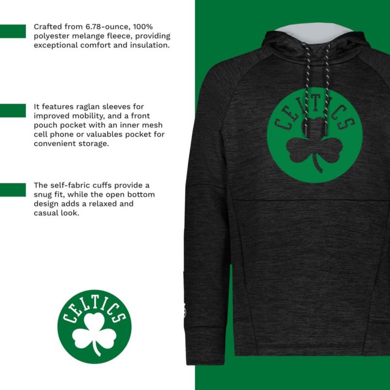 Sudadera con capucha Holloway NBA Celtics de felpa – Talla S multicolor