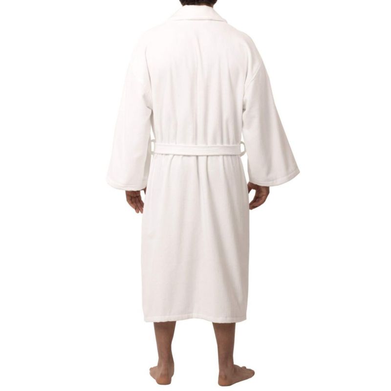 Bata de baño Alpine Swiss de algodón XL-XXL blanca súper absorbente
