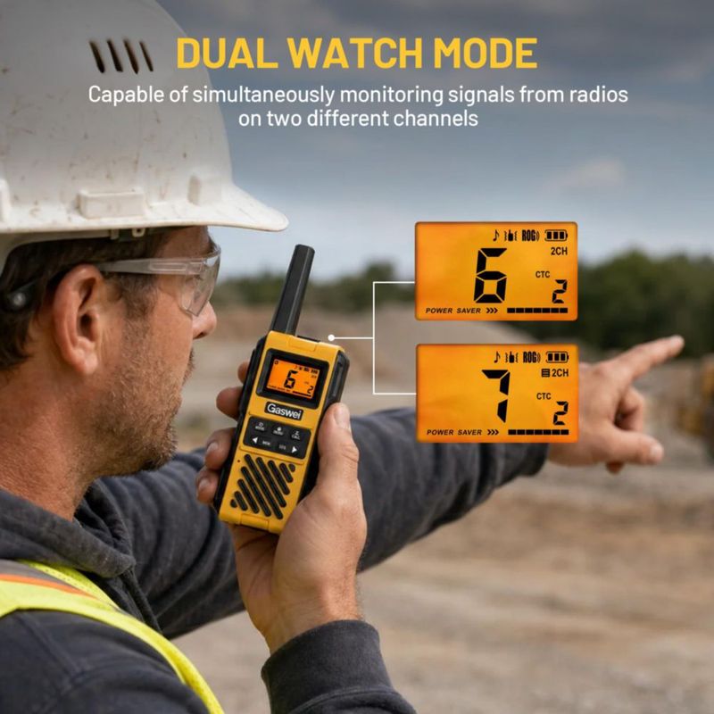 Walkie Talkies Gaswei G1pro+ de Largo Alcance (Pack de 2)
