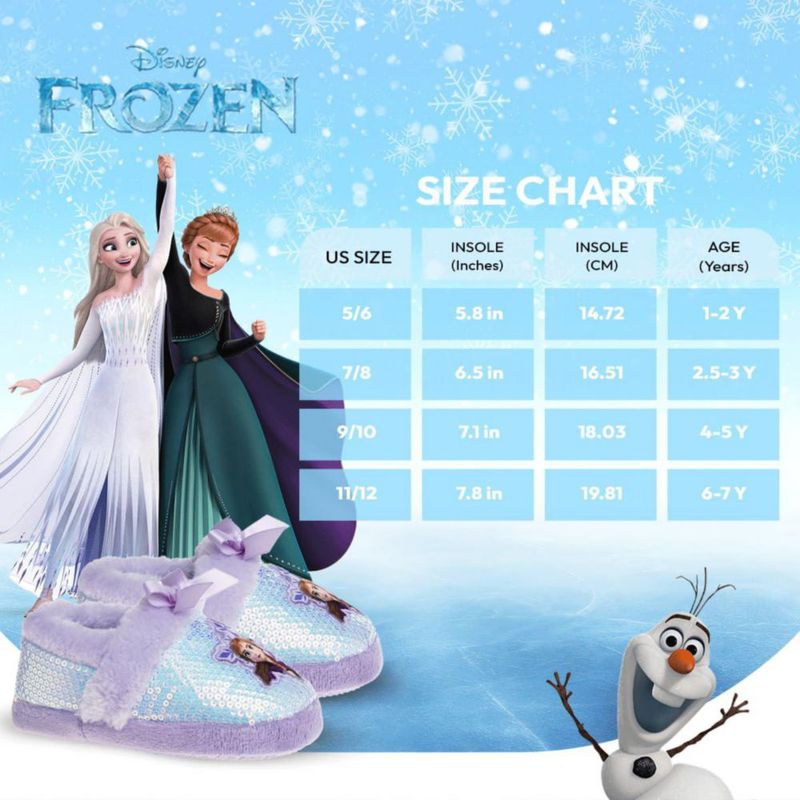 Pantufla Disney 9-10 púrpura de peluche antideslizante y esponjosa