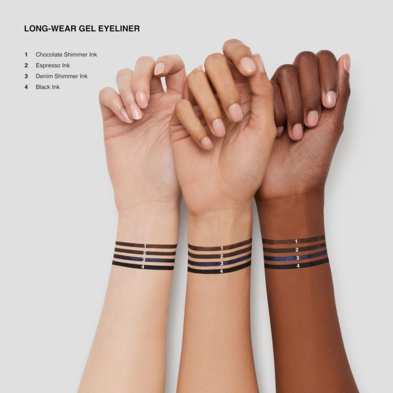 Delineador de ojos Bobbi Brown 28 g Tinta chocolate con brillo impermeable