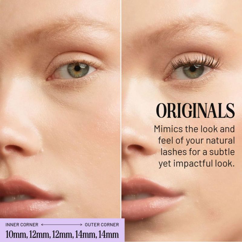 Racimos de Pestañas Lilac St. 10-12-14 mm DIY Natural