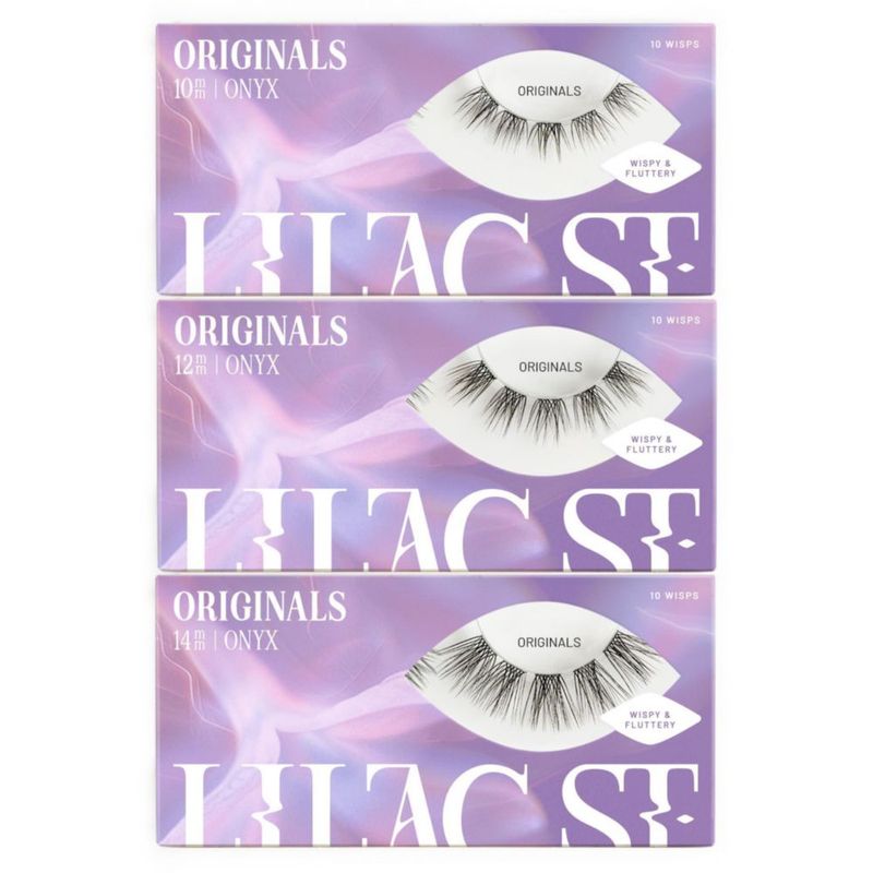 Racimos de Pestañas Lilac St. 10-12-14 mm DIY Natural