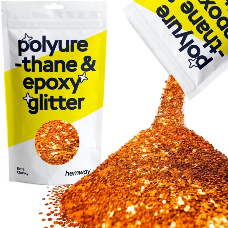 Purpurina Hemway Cobre 100 g Extra Gruesa para Resina
