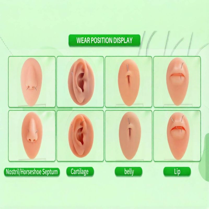 Uni-J Herramienta de Aguja Cónica con Agarrador de Bola para Cambiar Joyería - Kit de Estiramiento sin Rosca/Rosca Interna/Rosca Externa 14G 16G 18G