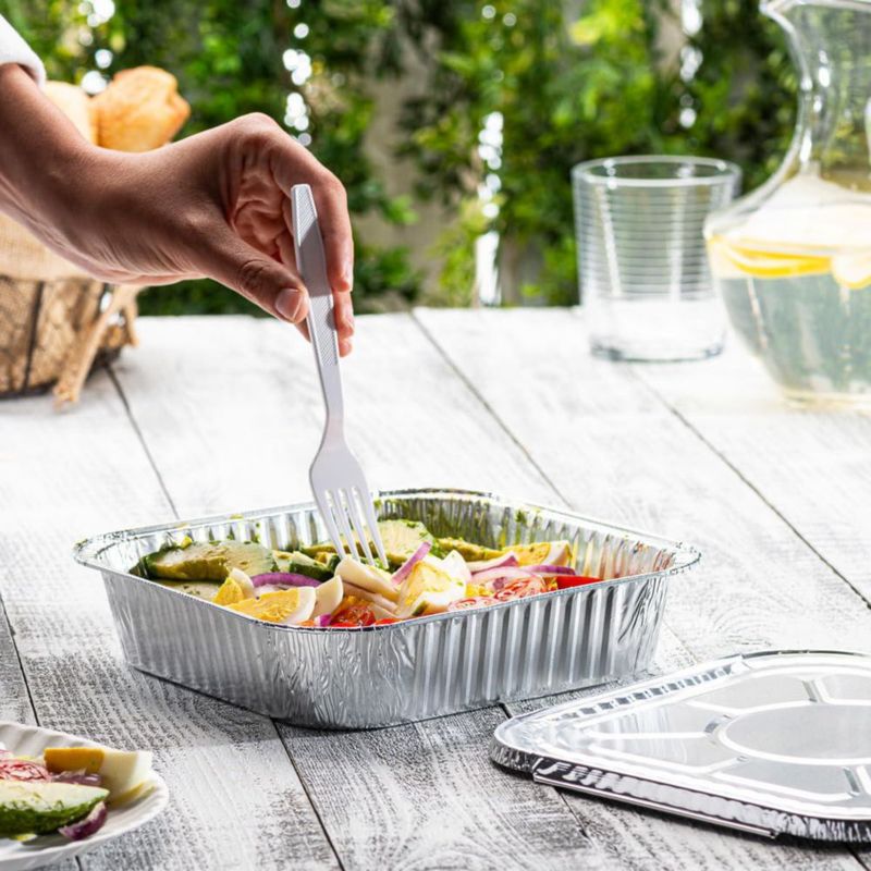 Bandeja para hornear GUSTO 20 cm 25 unidades desechables de aluminio