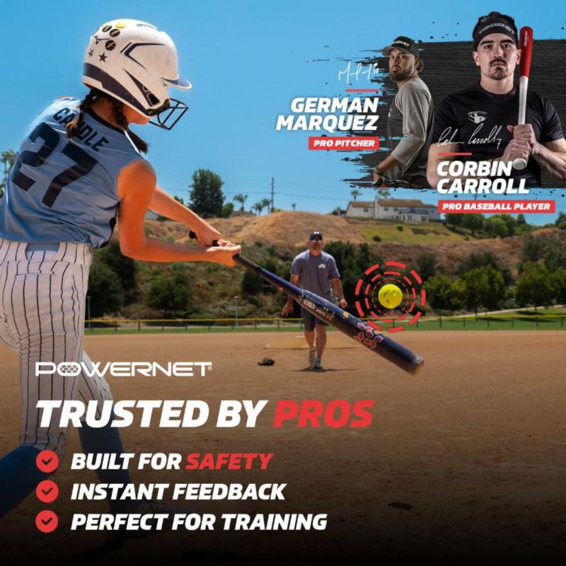 Softballs PowerNet Crusher - Pack de 12 para entrenamiento