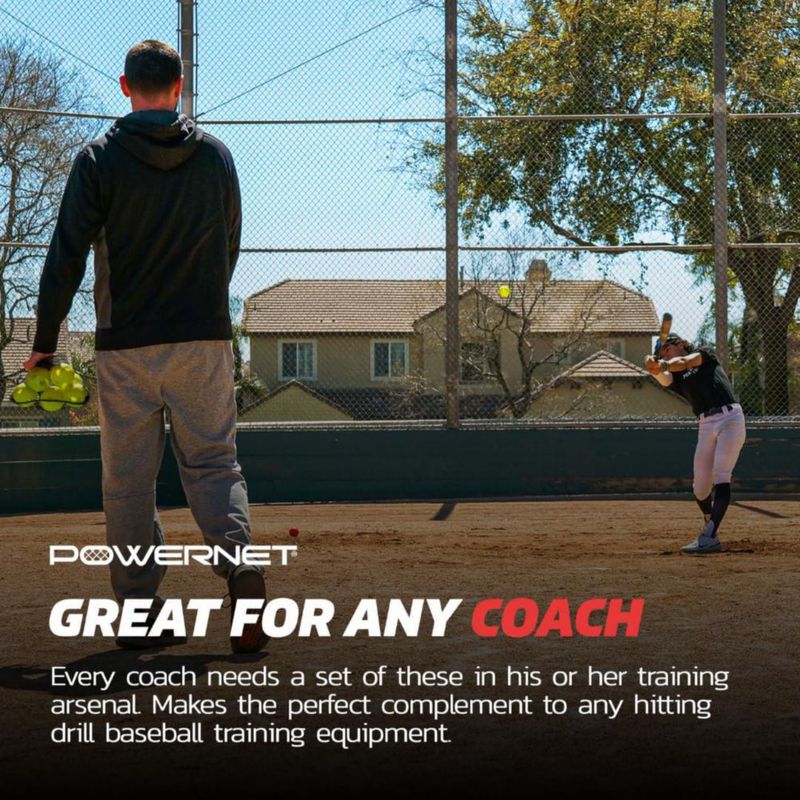 Softballs PowerNet Crusher - Pack de 12 para entrenamiento