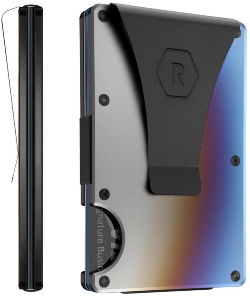 BILLETERA The Ridge Burnt Titanium para hombre con protección RFID