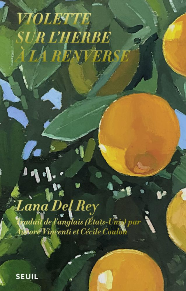 Libro Seuil Violette sur l'herbe à la renverse