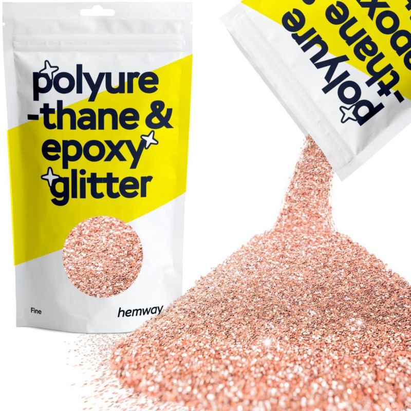 Purpurina Hemway Rosa Oro 100 g Fina para Poliuretano