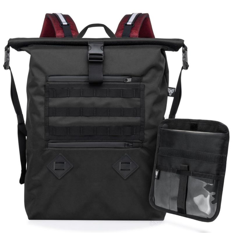 Mochila Xtreme Sight Line Impermeable Faraday Combo Roja