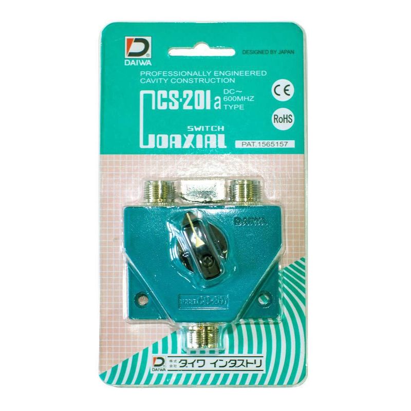 Conmutador coaxial Daiwa CS-201A de 2 posiciones SO-239