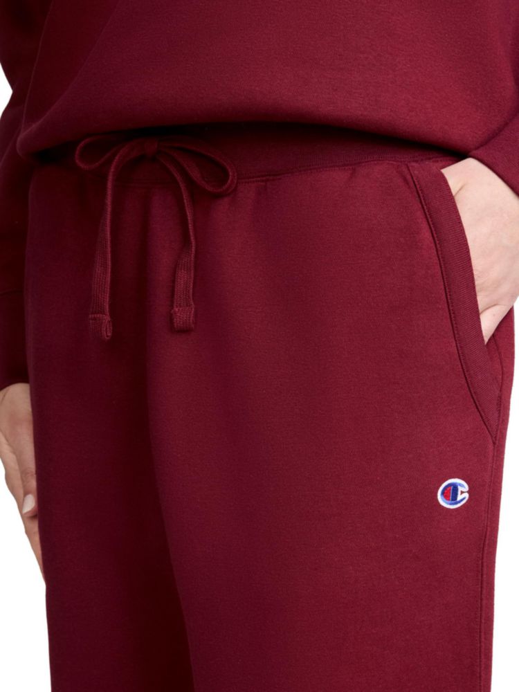 Pantalones Champion para mujer talla L color Cabernet forro polar