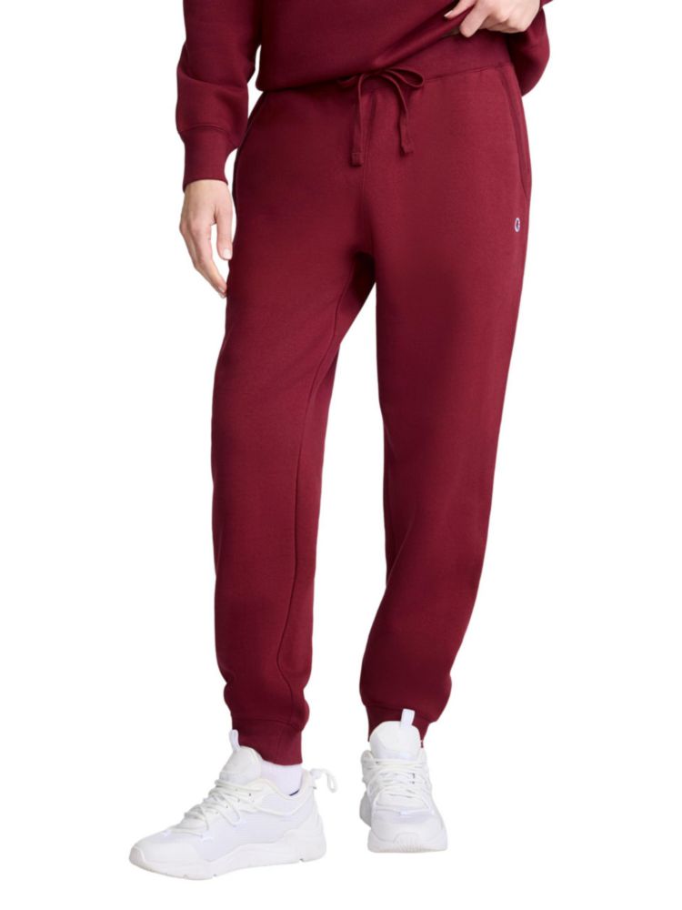 Pantalones Champion para mujer talla L color Cabernet forro polar
