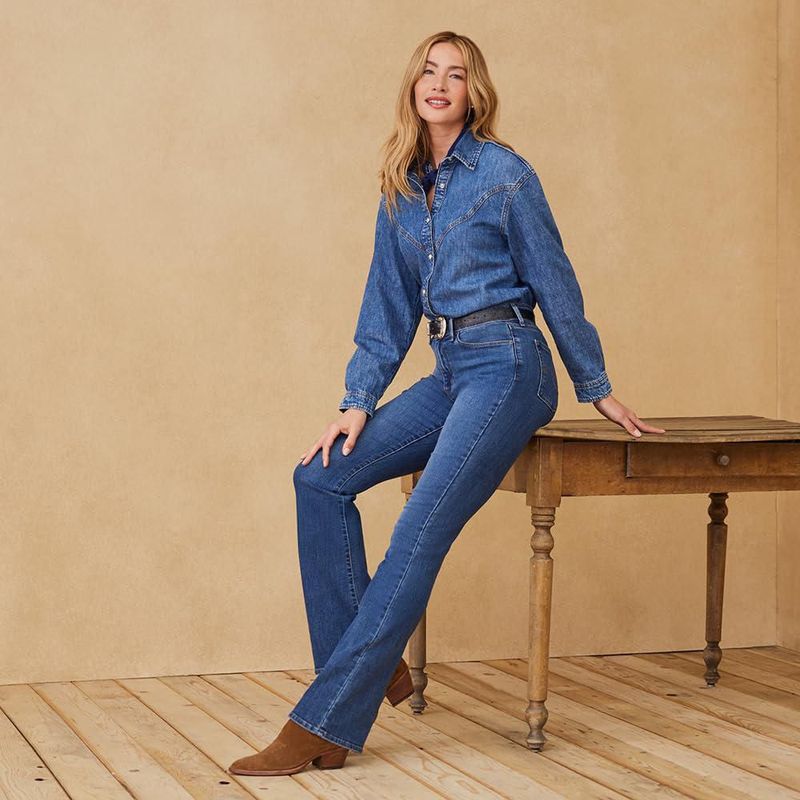 Jeans Levi Strauss Gold Bootcut Stretch 80 cm Faded Memory